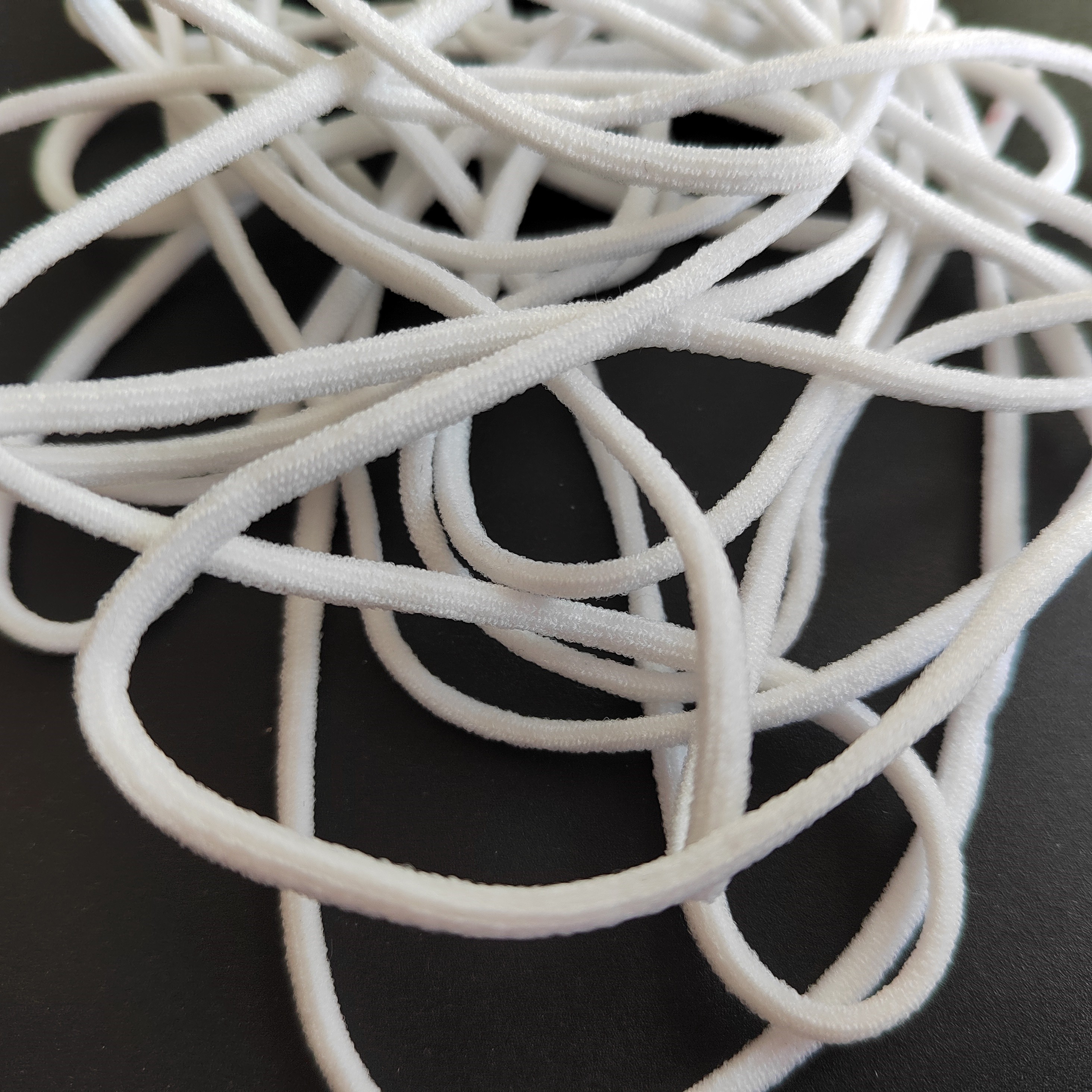 3.5mm Soft Elastic Cord with High Quality Elastic Earloop