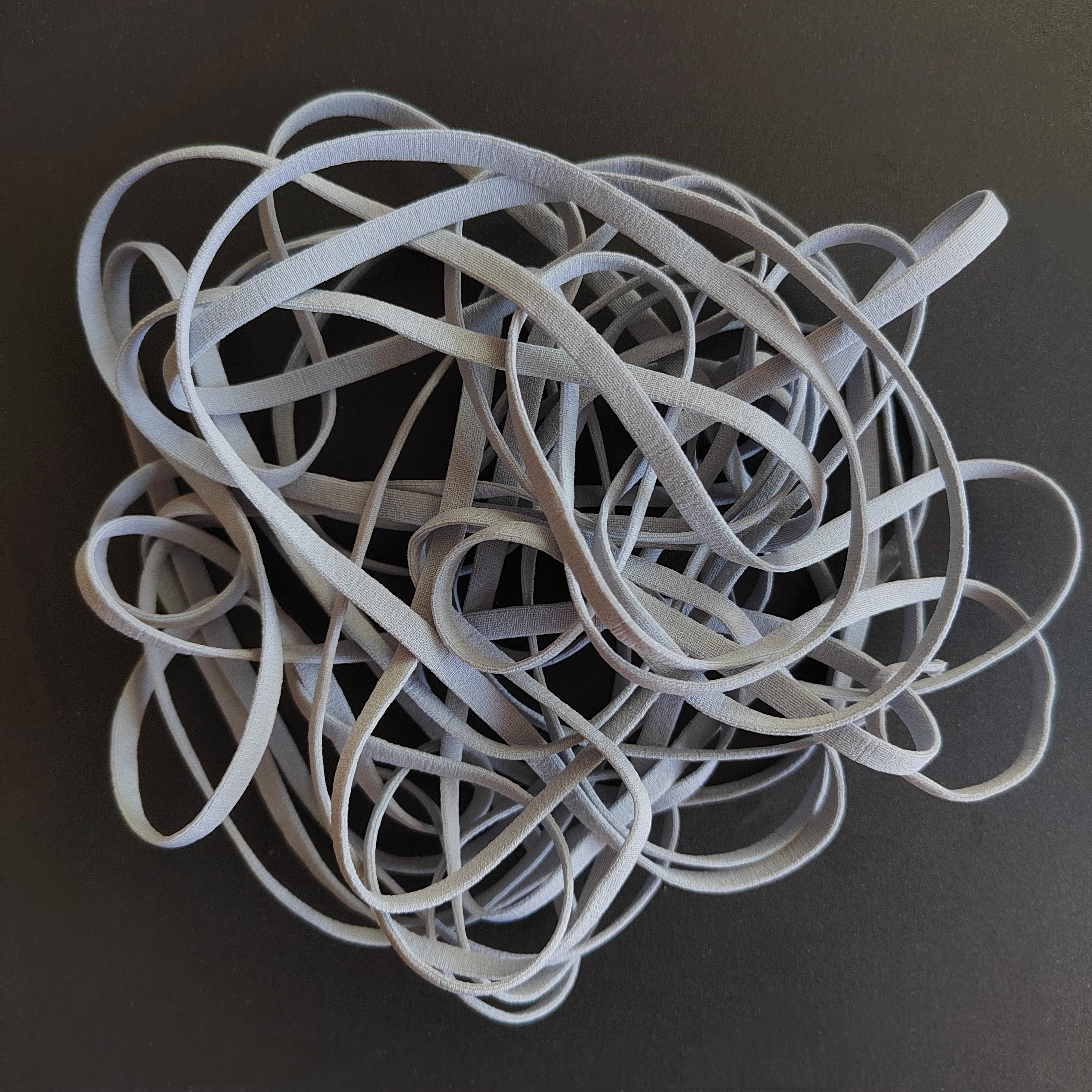 Factory Price 4.5mm Gray Elastic Cord