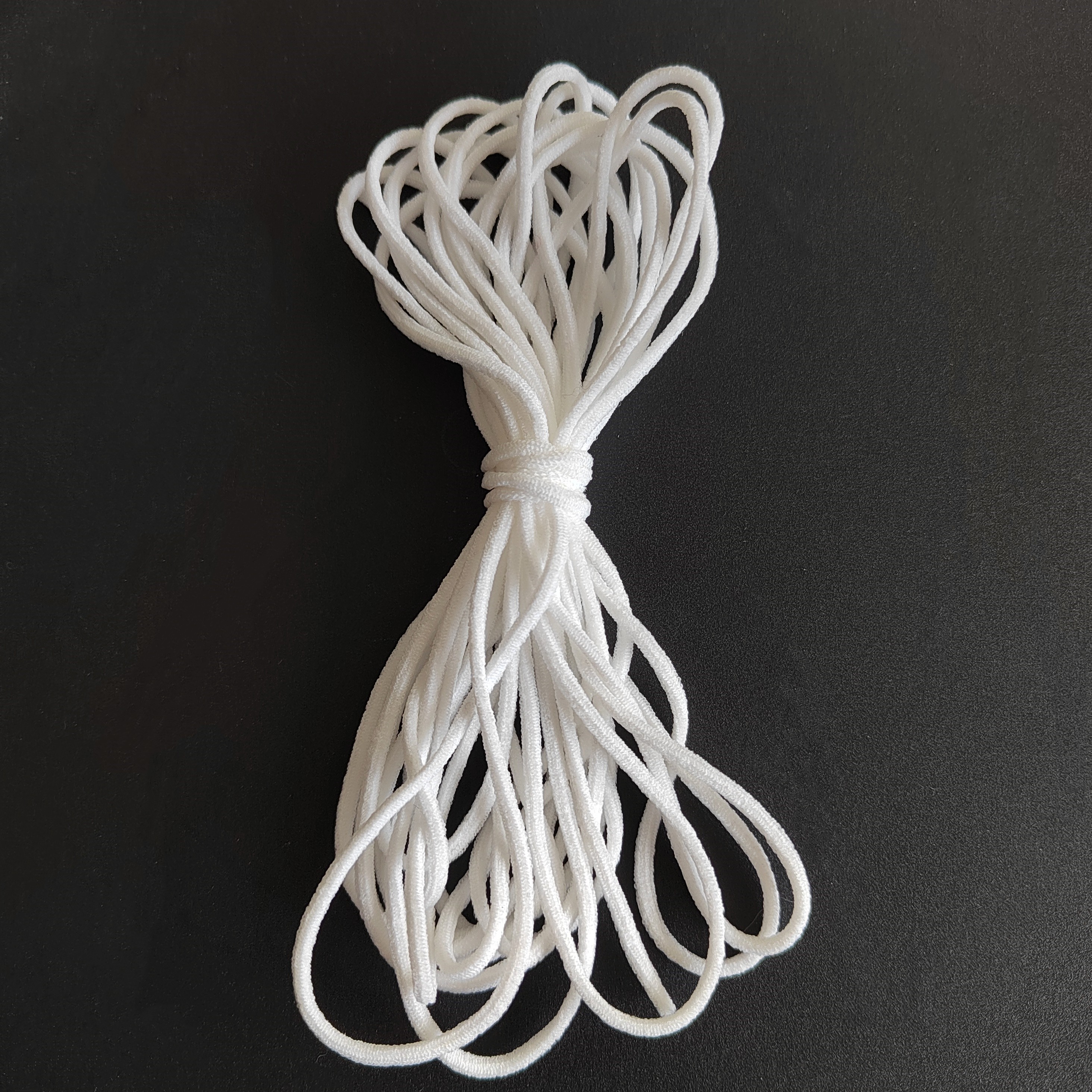 Ready To Ship Round White Earloop Elastic Ear loop