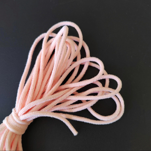 Manufacturer Wholesale Pink Round 3mm Elastic Band for Disposable Facial Earloop