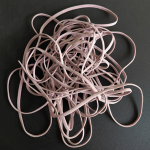 Eco-friendly Flat Elastic 3.5mm Stock Polyester Elastic for Earloop