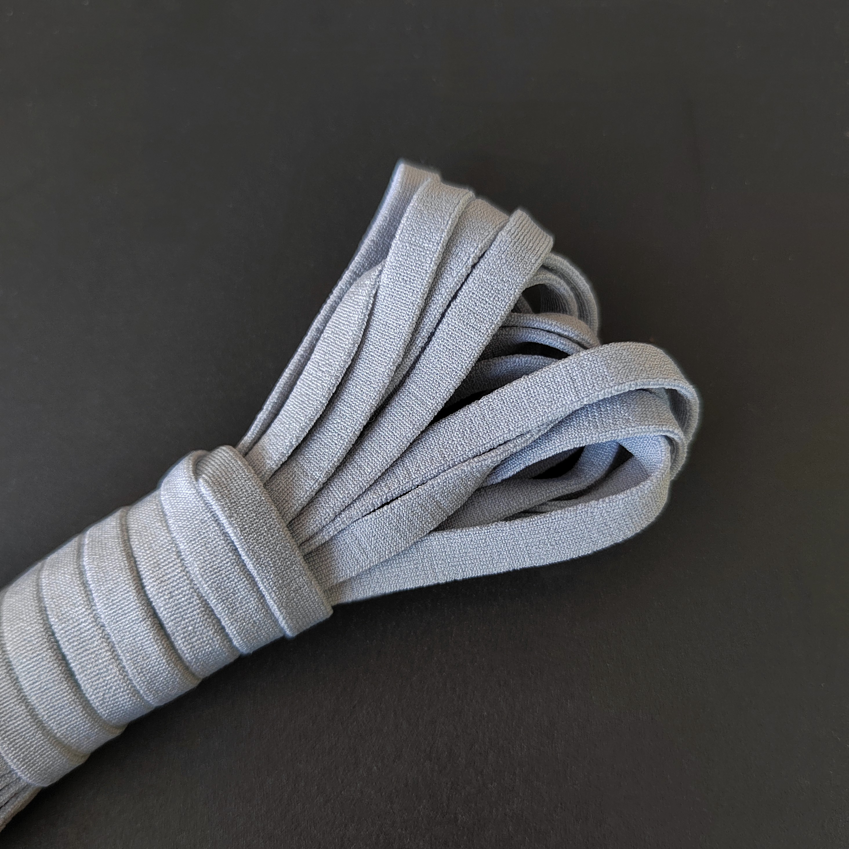 Wholesale Gray 5mm Width Elastic Sting Adjusters Earloop Cord Rope