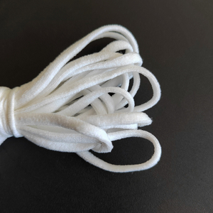 Wholesale 5mm White Earloop/Elastic Cord